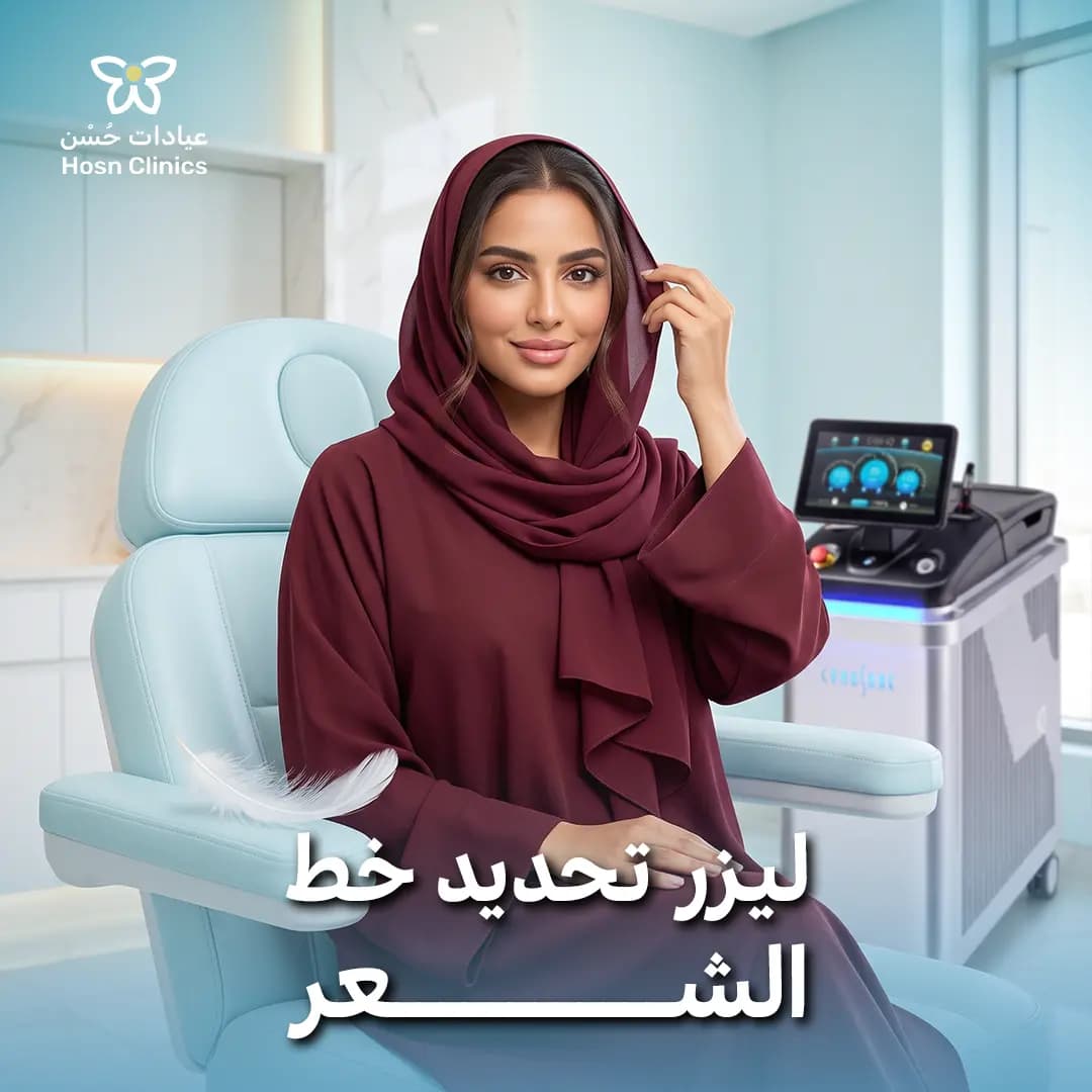 ليزر تحديد خط الشعر للنساء