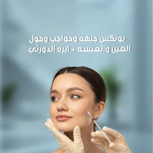 بوتكس جبهه وحواجب حول العين والعبسه +ابره الدورثي